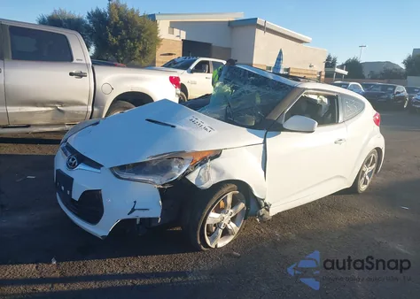 2014 Hyundai Veloster Base W/Gray from USA, damaged, VIN KMHTC6ADXEU185260